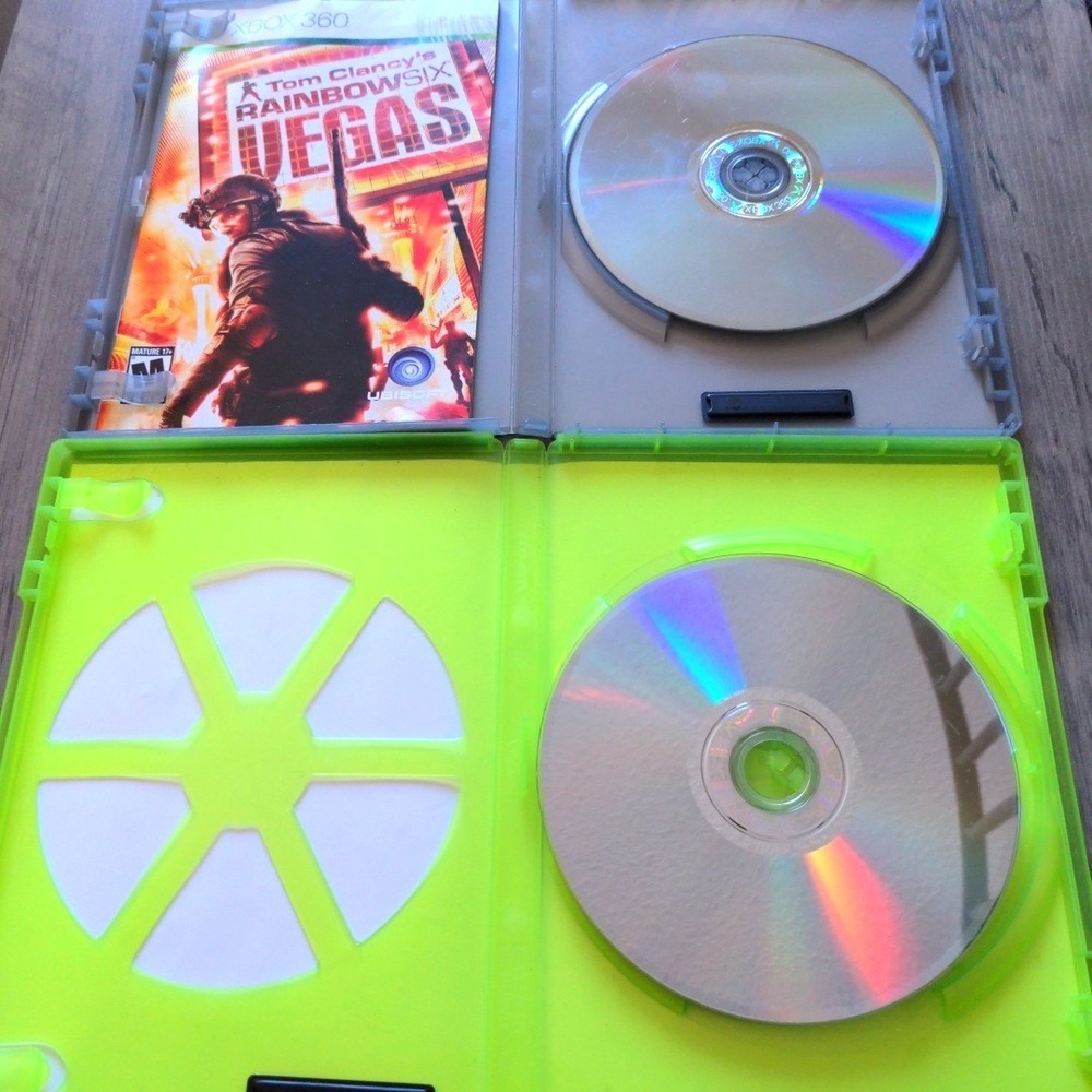 Xbox 360 Game Lot Dead Rising 2 & Rainbow Six Vegas Platinum Hits Tested - Picture 4 of 5